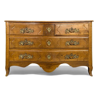 Louis XV Chest of Drawers in Light Oak-HLV-2024365