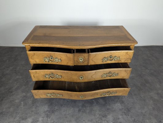 Louis XV Chest of Drawers in Light Oak-HLV-2024365