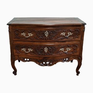 Louis XV Chest of Drawers in Walnut, 18th Century-RVK-1337824