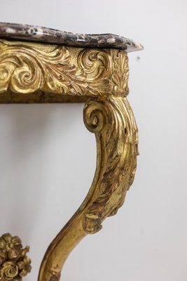 Louis XV Console in Gilded and Carved Wood, 1880s-CEJ-2020871