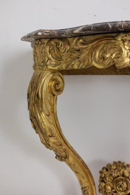 Louis XV Console in Gilded and Carved Wood, 1880s-CEJ-2020871