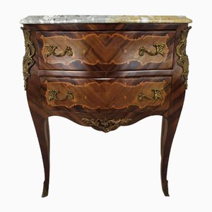 Louis XV Curved Chest of Drawers-EAD-1161071