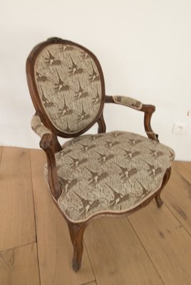 Louis XV Eiffel Tower Lounge Chair-CTF-685984