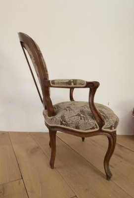 Louis XV Eiffel Tower Lounge Chair-CTF-685984