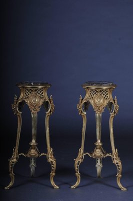 Louis XV French Bronze Side Table-FLW-1402271