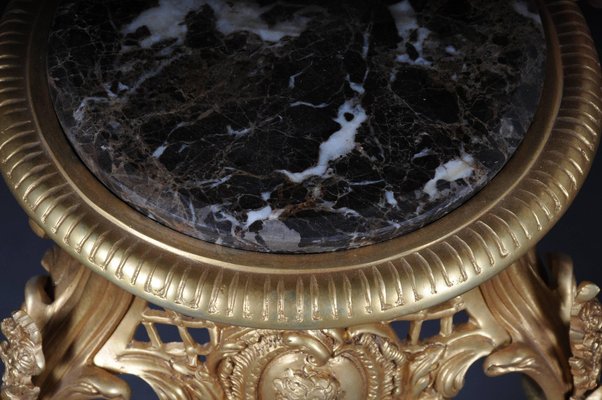 Louis XV French Bronze Side Table-FLW-1402271