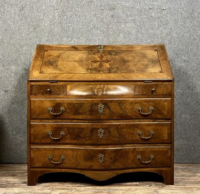 Louis XV Galbae Chest of Drawers in Bramble and Marquetry-MWB-1795538