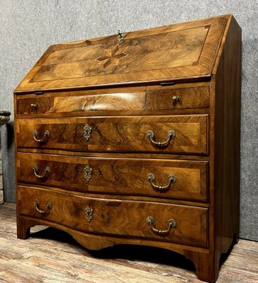 Louis XV Galbae Chest of Drawers in Bramble and Marquetry-MWB-1795538