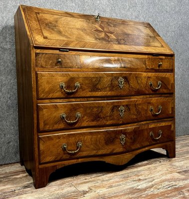 Louis XV Galbae Chest of Drawers in Bramble and Marquetry-MWB-1795538