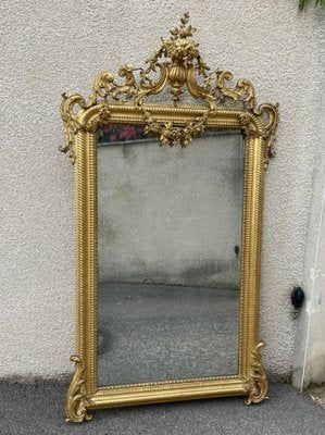 Louis XV Giltwood Mirror-SDV-1047831