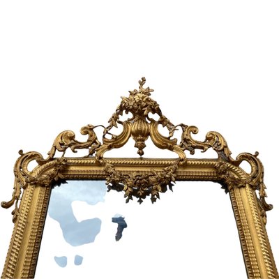 Louis XV Giltwood Mirror-SDV-1047831