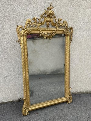 Louis XV Giltwood Mirror-SDV-1047831