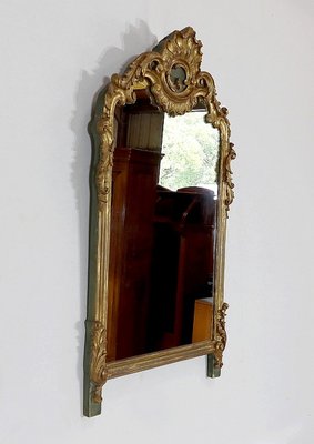 Louis XV Gold Wooden Rock Mirror, 1900s-RVK-1316681