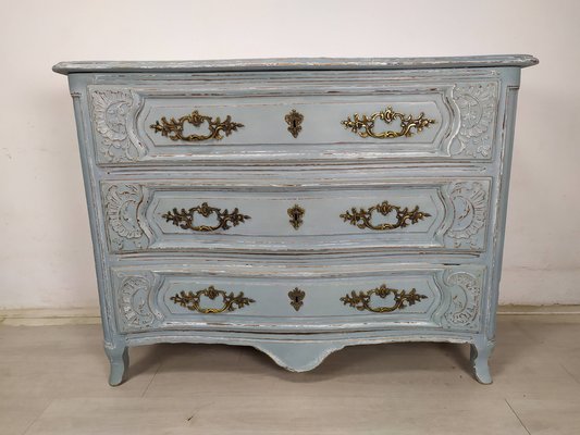 Louis XV Gray Blue Dresser-EAD-1777994