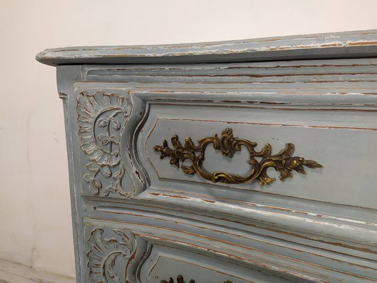 Louis XV Gray Blue Dresser-EAD-1777994