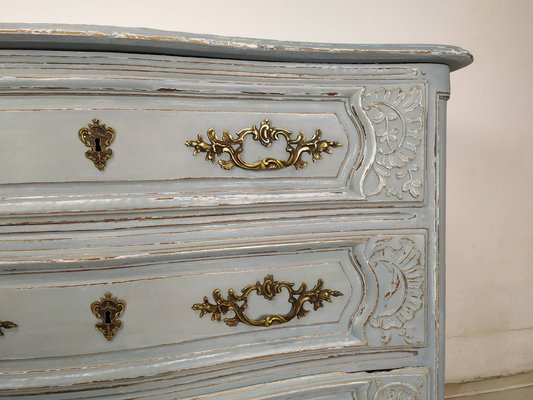 Louis XV Gray Blue Dresser-EAD-1777994