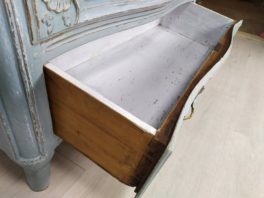 Louis XV Gray Blue Dresser-EAD-1777994