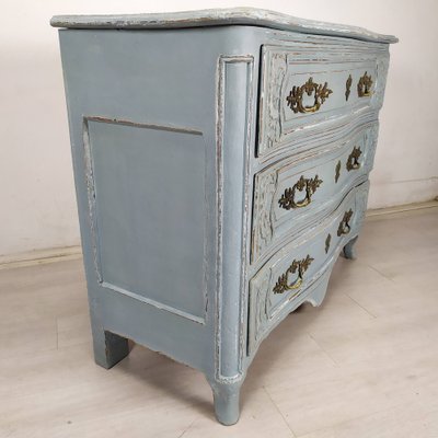 Louis XV Gray Blue Dresser-EAD-1777994