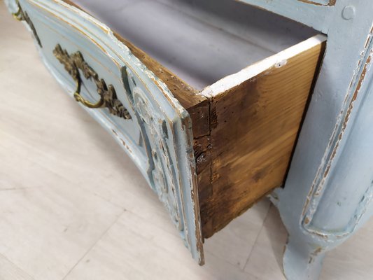 Louis XV Gray Blue Dresser-EAD-1777994