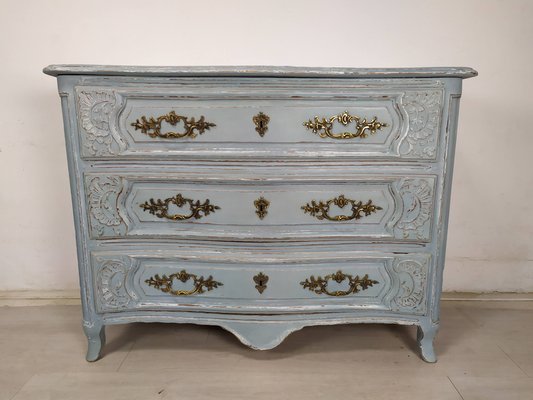 Louis XV Gray Blue Dresser-EAD-1777994