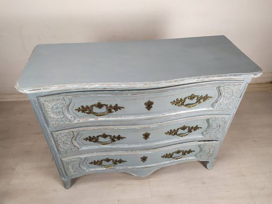 Louis XV Gray Blue Dresser-EAD-1777994