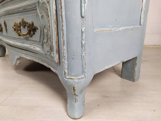 Louis XV Gray Blue Dresser-EAD-1777994