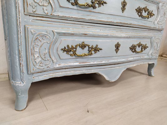 Louis XV Gray Blue Dresser-EAD-1777994