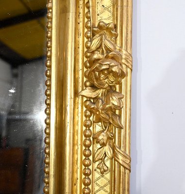 Louis XV Mirror in Gilt Wood, Early 19th Century-RVK-1754688