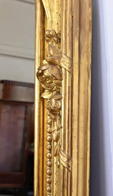 Louis XV Mirror in Gilt Wood, Early 19th Century-RVK-1754688