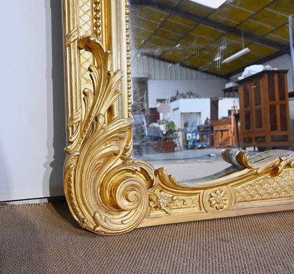 Louis XV Mirror in Gilt Wood, Early 19th Century-RVK-1754688