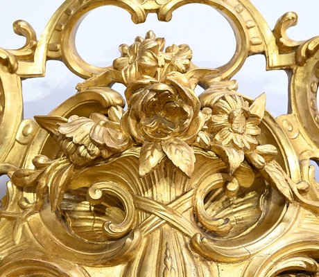 Louis XV Mirror in Gilt Wood, Early 19th Century-RVK-1754688