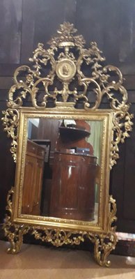 Louis XV Mirror in Golden Wood-AKA-1790713