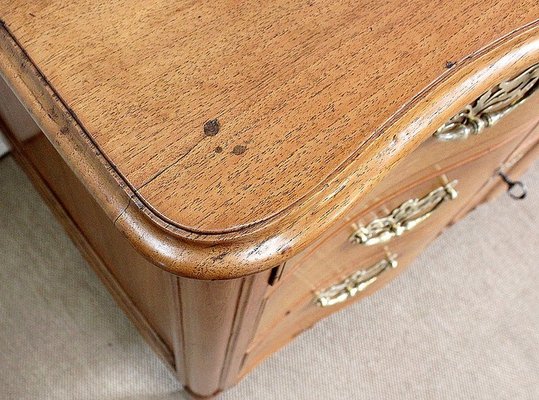 Louis XV Period Nantaise Dresser in Yellow Mahogany, 1700s-RVK-980101