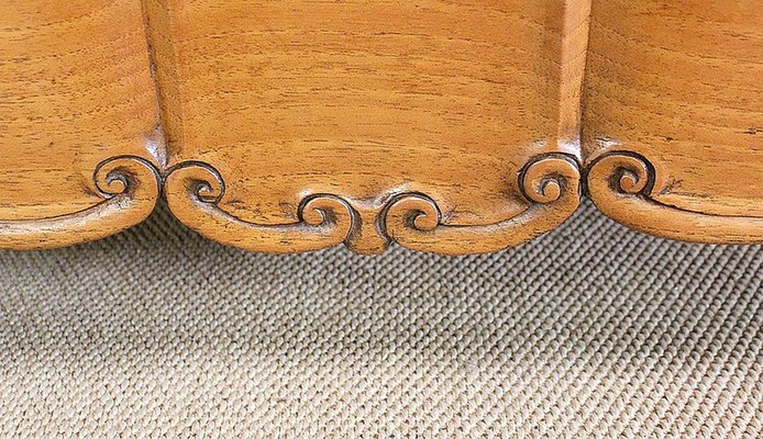 Louis XV Period Nantaise Dresser in Yellow Mahogany, 1700s-RVK-980101