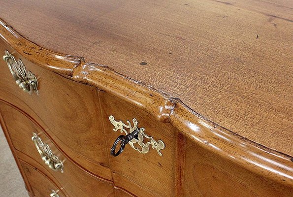 Louis XV Period Nantaise Dresser in Yellow Mahogany, 1700s-RVK-980101