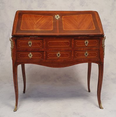 Louis XV Rosewood Secretaire-BSB-914977