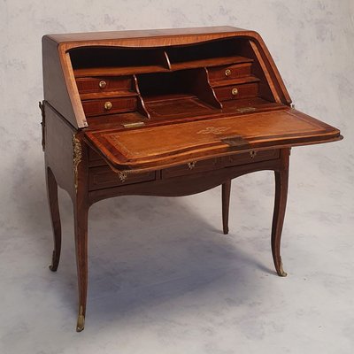 Louis XV Rosewood Secretaire-BSB-914977