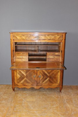 Louis XV Secretary in Walnut Marquetry-BCR-1193712