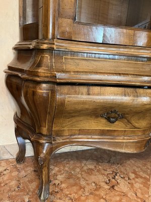 Louis XV Showcase in Walnut, 1890s-OLY-1737370