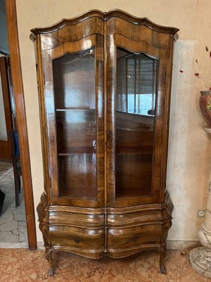 Louis XV Showcase in Walnut, 1890s-OLY-1737370