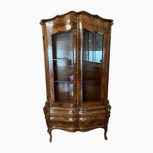 Louis XV Showcase in Walnut, 1890s-OLY-1737370