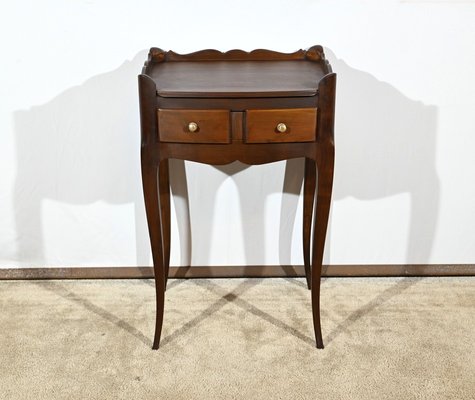 Louis XV Small Walnut Living Room Table, 1930s-RVK-1792536