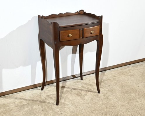 Louis XV Small Walnut Living Room Table, 1930s-RVK-1792536