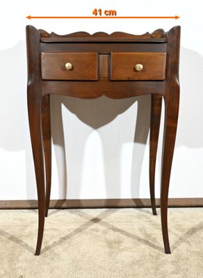 Louis XV Small Walnut Living Room Table, 1930s-RVK-1792536