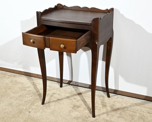 Louis XV Small Walnut Living Room Table, 1930s-RVK-1792536