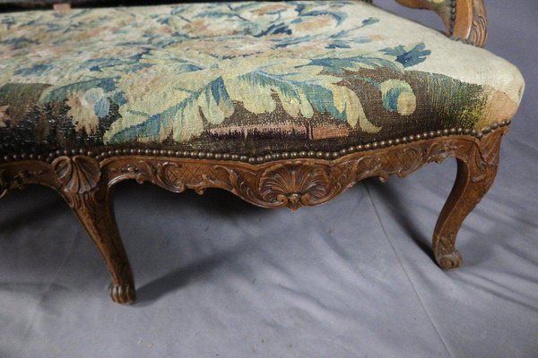 Louis XV Sofa in Aubusson XIX Tapestry-WSV-1320913