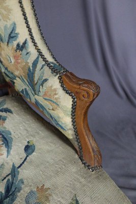 Louis XV Sofa in Aubusson XIX Tapestry-WSV-1320913