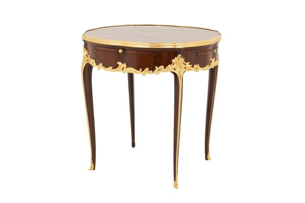 Louis XV Style Bouillotte Table in Kingwood, Late 19th Century-CEJ-626691