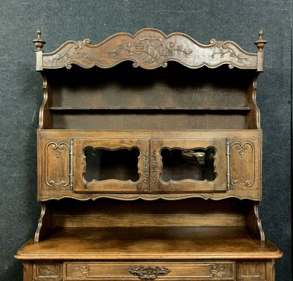 Louis XV Style Buffet in Solid Oak-MWB-1005430