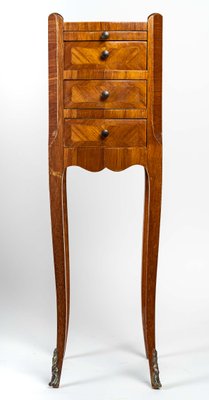 Louis XV Style Chiffonnier Chest or Writing Table in Walnut, 19th Century-UQL-1298507